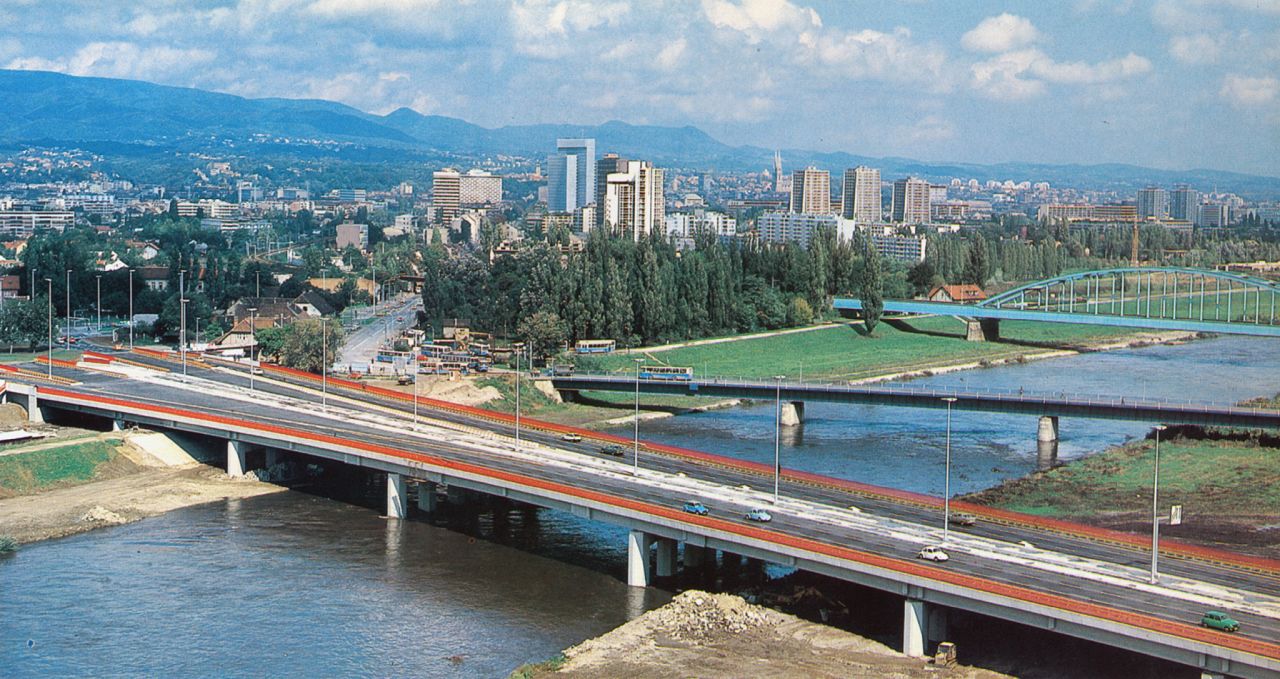 Jadranski most, oko 1983. godine